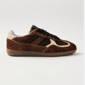 Alohas Tb.490 Rife Soft Tan Leather Sneakers Animal Print